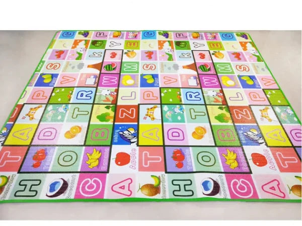 Crawling Mat For Baby Floor Play Mat Double-sided Baby Playmat foam Reversible Waterproof Game Mat For Infants Toddlers Kids (random Color) (random Design)