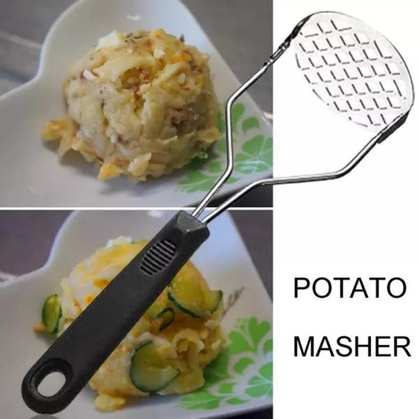 Stainless Steel Potato Masher Random Color