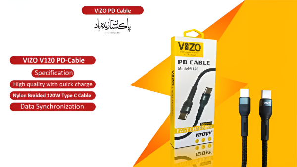 Vizo V120 Pd-cable Fast Cable | Data Cable | Fast Charging Data Cable Android & Iphone Lighting Cable