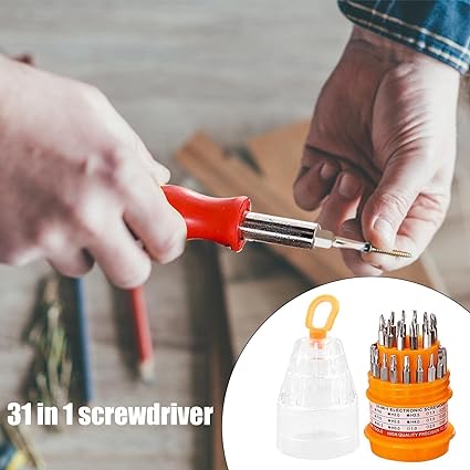 Universal Precision Screwdriver Bit Set | Multi Tool Screw Driver Kit Maintenance Repair Tool 31 In 1