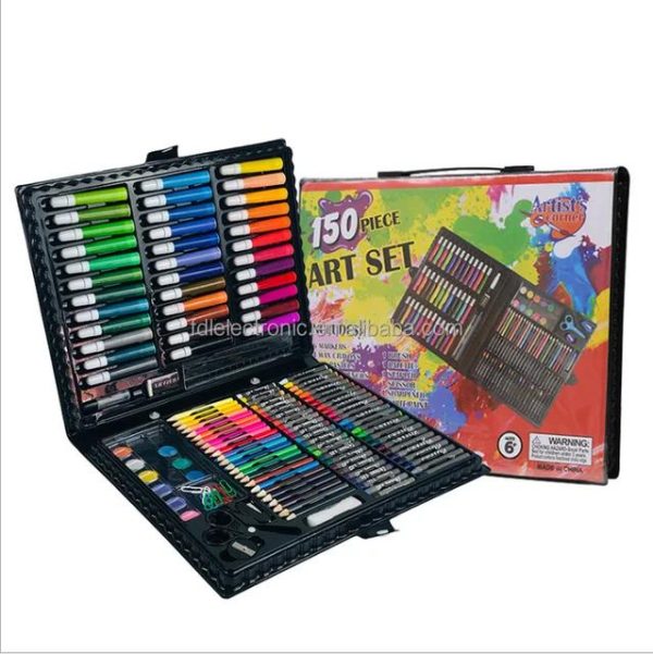 150 Pieces Colorkit Artset | Art Crayons Painting Gift Box Set Watercolor Pen Set (random Color)