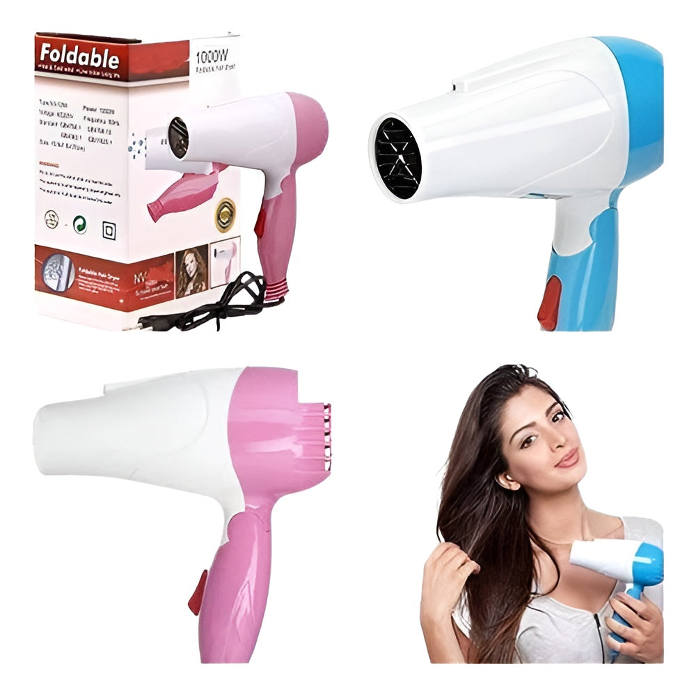 Nova Foldable Hair Dryer – Nv 1290 (random Color)