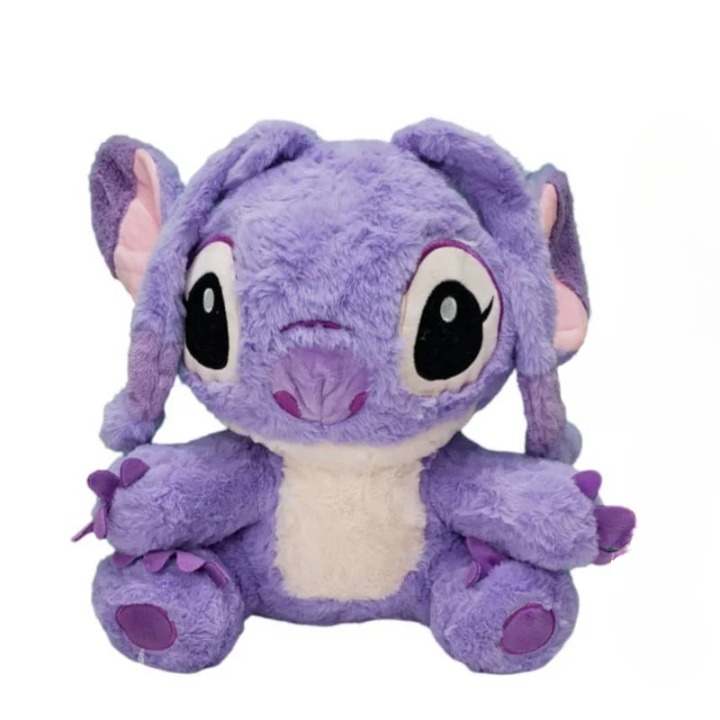 Purple Disney Angel Lilo & Stitch Alien Girl Sitting Plush Lovely Stuff Toy – 40cm