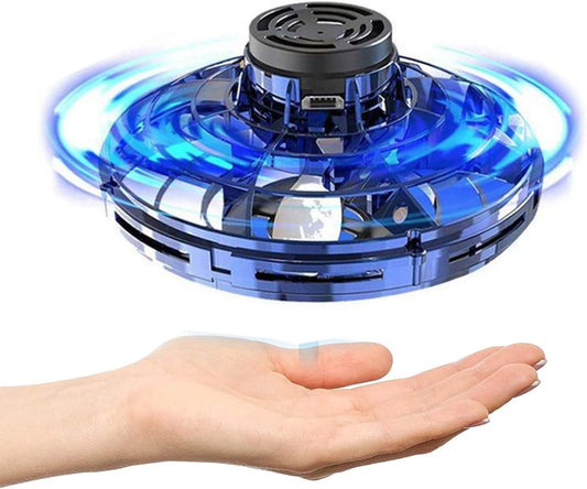 Flying Fidget Spinner Drone Flying Ball With Led Lights Sensory Fidget Mini Toys (random Colors)