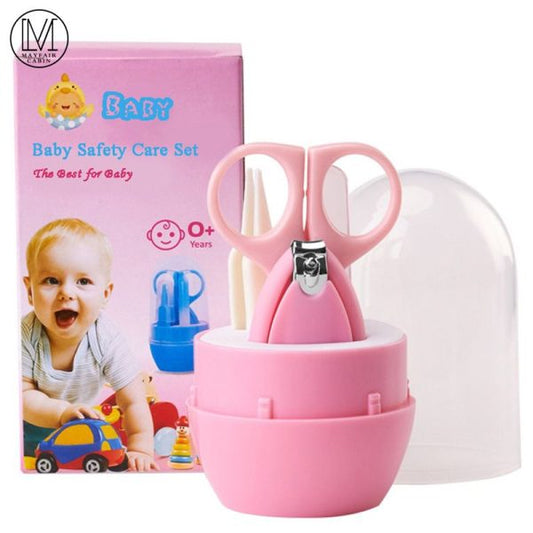 Baby Kids Manicure Nail Care Set Saloon Kits With Plastic Case | Baby Grooming Kit (random Color)