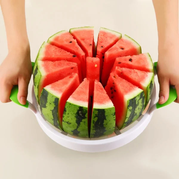 German Grade Stainless Steel Thicker Queen Watermelon Fruit Slicer Cut Fruit Device Fruit Cutter Separator