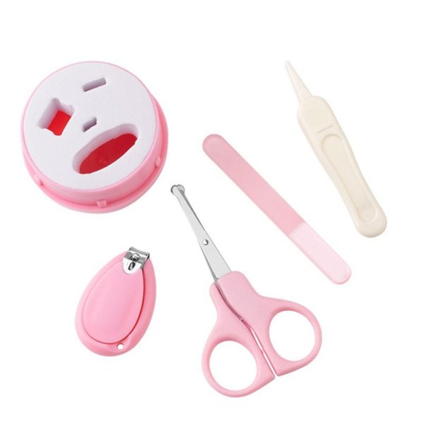 Baby Kids Manicure Nail Care Set Saloon Kits With Plastic Case | Baby Grooming Kit (random Color)