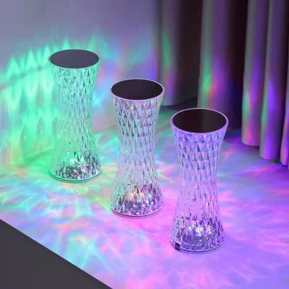 16 Colors Led Crystal Table Lamp