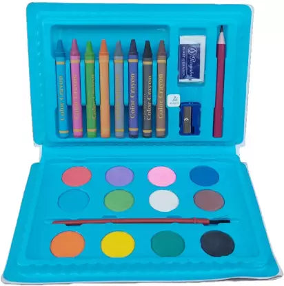 Multi Colour Set 24 Pcs Kit / Drawing /art / Paint Kit Set For Kids (random Color )