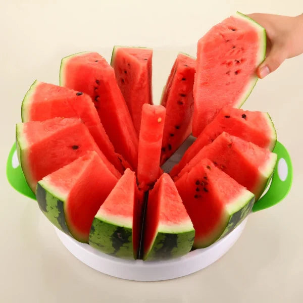 German Grade Stainless Steel Thicker Queen Watermelon Fruit Slicer Cut Fruit Device Fruit Cutter Separator