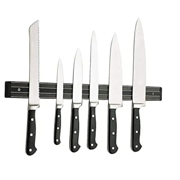 Magnetic Knife Holder Wall Mount Stand For Knives Black