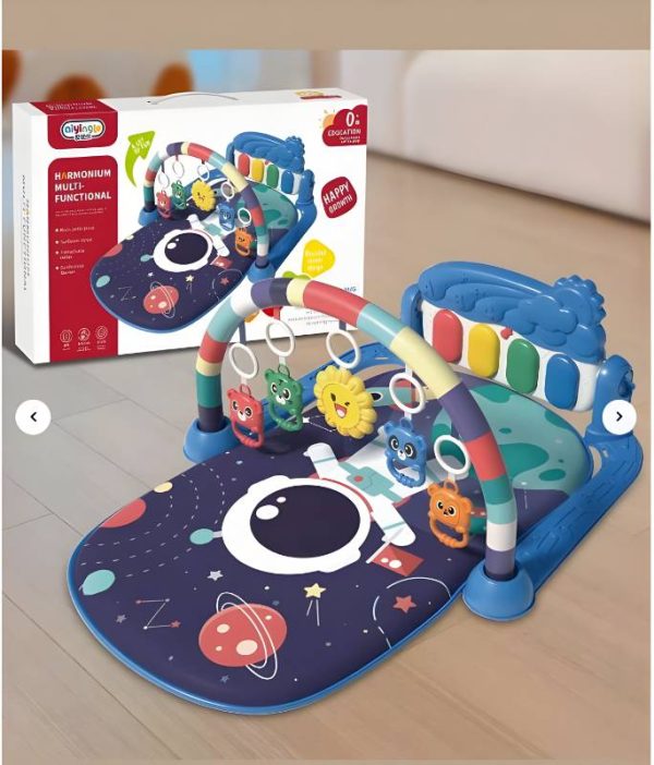 Kids Musical Piano Gym Mat With Music & Lights(random)