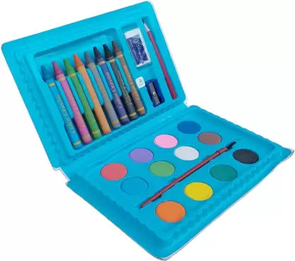 Multi Colour Set 24 Pcs Kit / Drawing /art / Paint Kit Set For Kids (random Color )