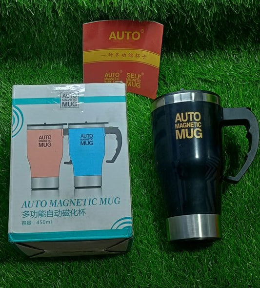 Auto Magnetic Mug – Electric Self Stirring Coffee / Mixing Cup For Coffee / Tea / Hot Chocolate, 450ml (cell Operated) (random Color)