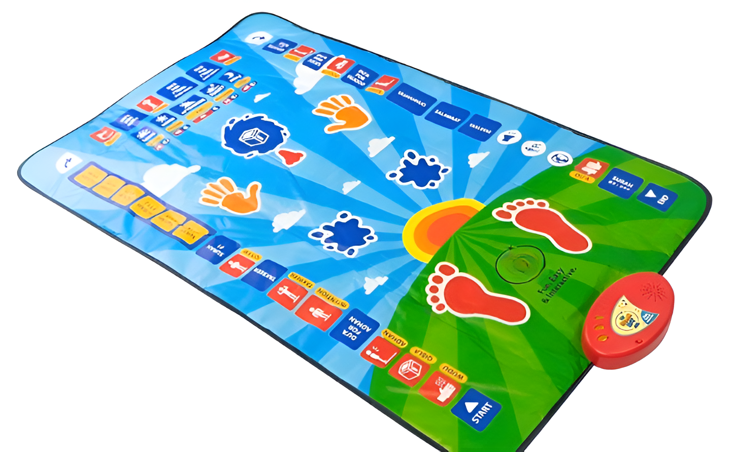 Kids Educational Smart Prayer Mat For Kids Educational Prayer Mat Fun, Easy & Interactive, Prayer Rug For Kids (random )