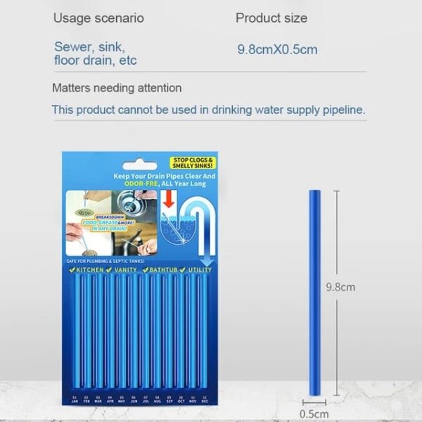 Sink And Drain Cleaner Sticks