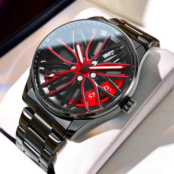 Ma1 Mens Quartz Luxury Car Rim Watch | Car Wheel Hub Watch For Boys & Mens (random Dial Color)