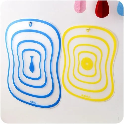 Flexible Non Slip Kitchen Cutting Board Random Color