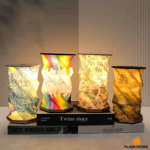 Touch Sensor Foldable Paper Lamp Random Color