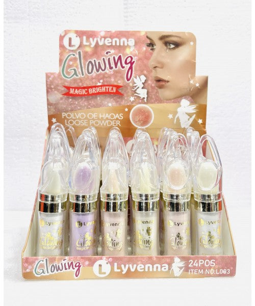 1 Pcs Lyvenna Glowing Fairy Dust Shimmer Highlighter, Face And Body Highlighter Powder Stick Makeup (random Color)