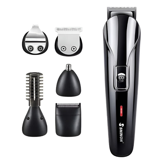 Shiinon Sh-1711, Face, Hair And Body – Multi Grooming Kit Sh 1711 Hair Trimmer, Beard Trimmer, Ear & Nose Trimmer Head Shaver Full Body Grooming Kit (random Color)