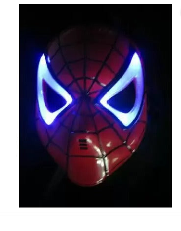 Led Glowing Superhero Light Spider Man Mask Children’s Cartoon Mask Spider-man Toy Glow Lamp Spider Man For Kids Child