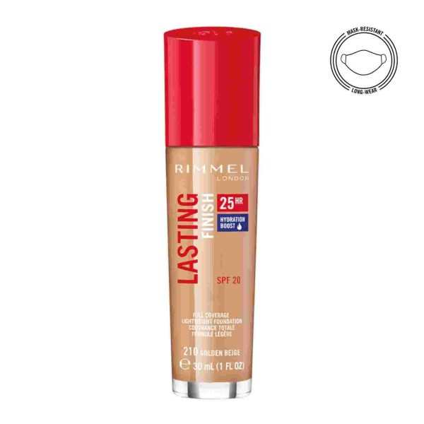 Rimmel London – Lasting Finish Foundation – 210 Golden Beige