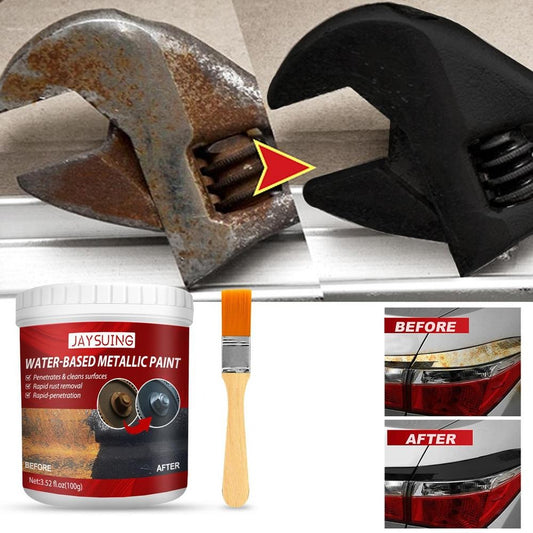 300g Anti-rust Chassis Rust Converter Water-based Removal Deruster With Brush Random Color