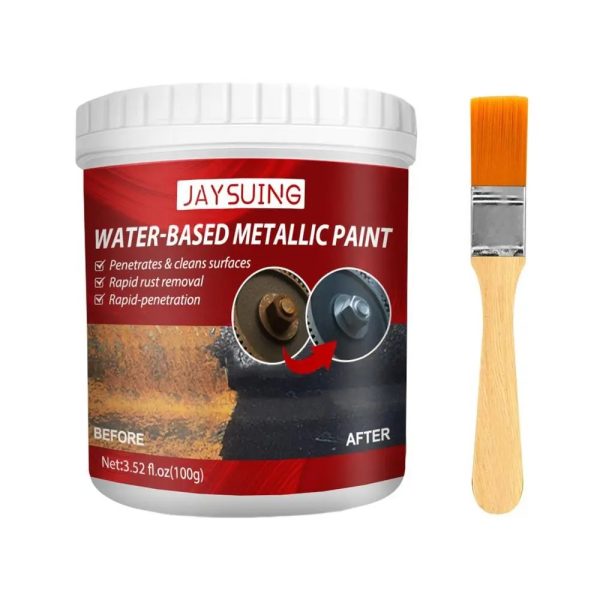 300g Anti-rust Chassis Rust Converter Water-based Removal Deruster With Brush Random Color