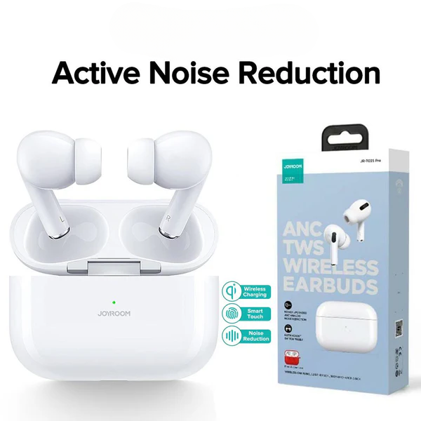 T03s Pro Joyroom Tws Active Noise Cancelling Anc Earbuds – White