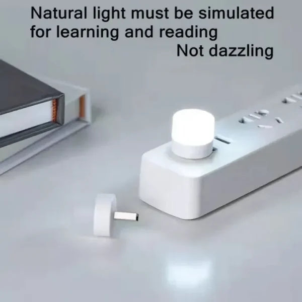 Portable Usb Light For Room Mini Usb Led Night Light Bulb Multipurpose Usb Lighting Bulb – (pack Of 2)