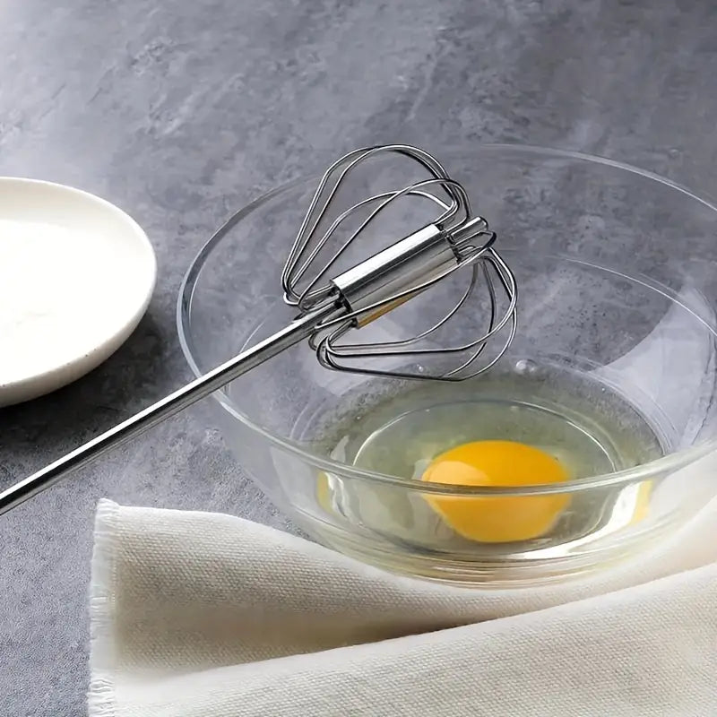 (set Of 2 )whisk Manual Hand Push Mixer & Egg Beater (random Color)