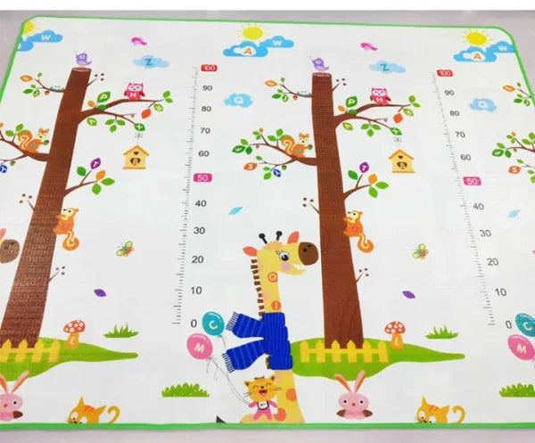 Crawling Mat For Baby Floor Play Mat Double-sided Baby Playmat foam Reversible Waterproof Game Mat For Infants Toddlers Kids (random Color) (random Design)