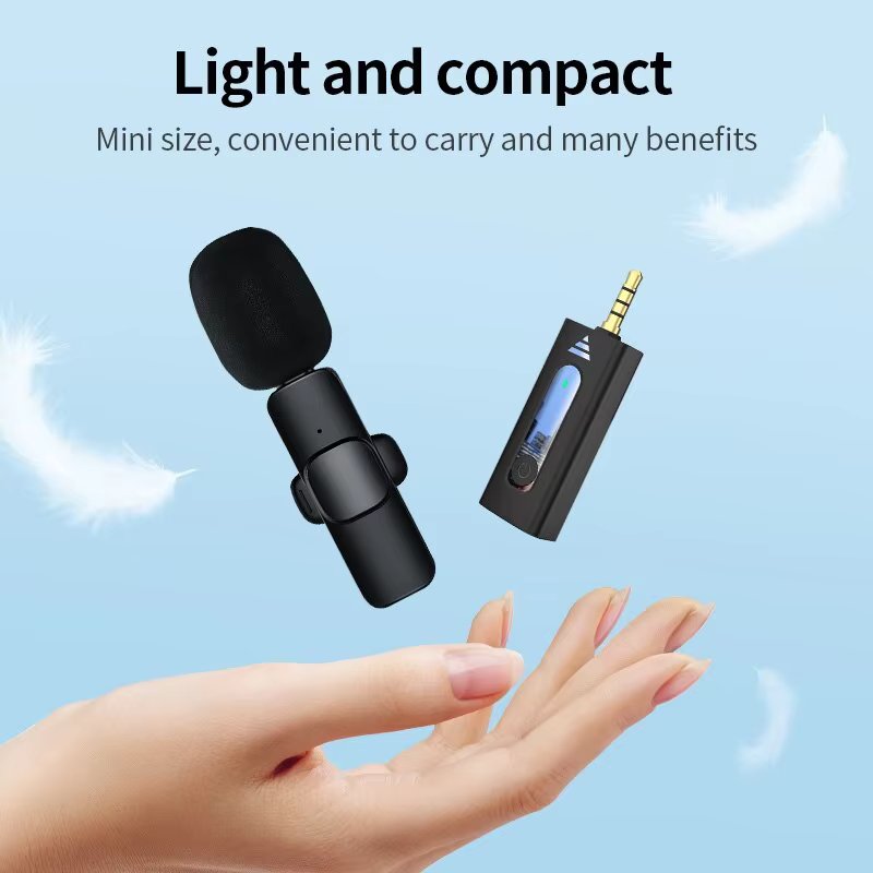 Ultimate K35 Professional Vlogging High Quality Collar Wireless Microphone