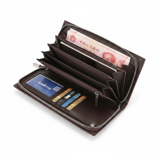 Brown Wallet – Interior Open