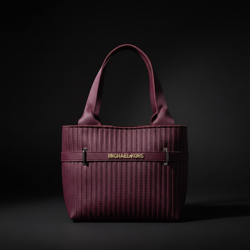 Burgundy Bag – Dark Background