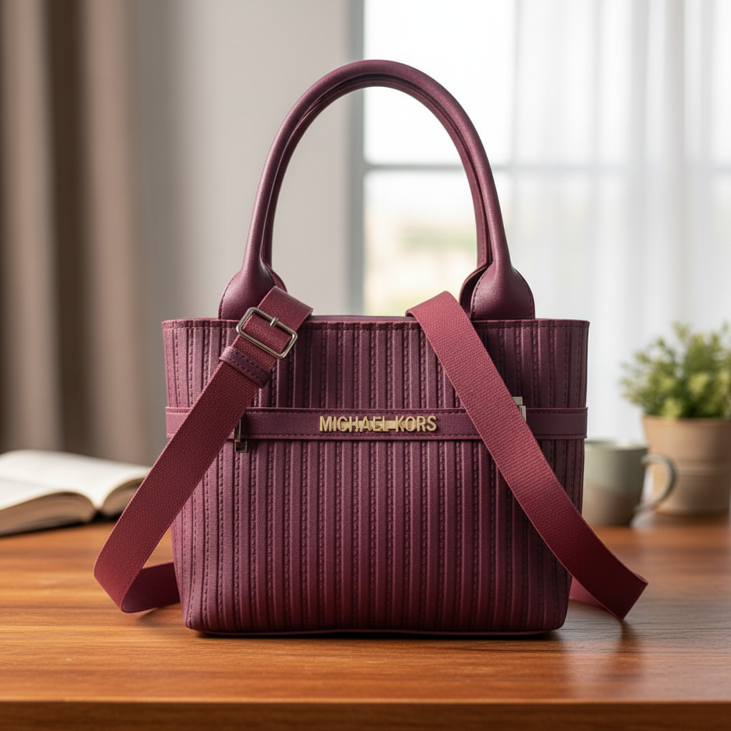 Burgundy Bag – Wooden Lifestyle